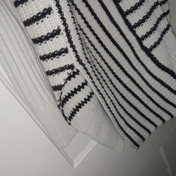 Altar'd State Black and White Striped Women's Sweater - Picture 6 of 6